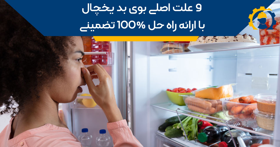 9 علت اصلی بوی بد یخچال با ارائه راه حل 100% تضمینی