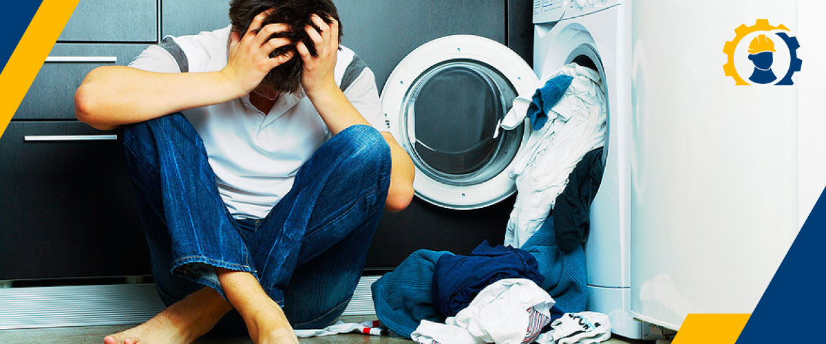 دلیل خاموش شدن ماشین لباسشویی ال جی در حین کار